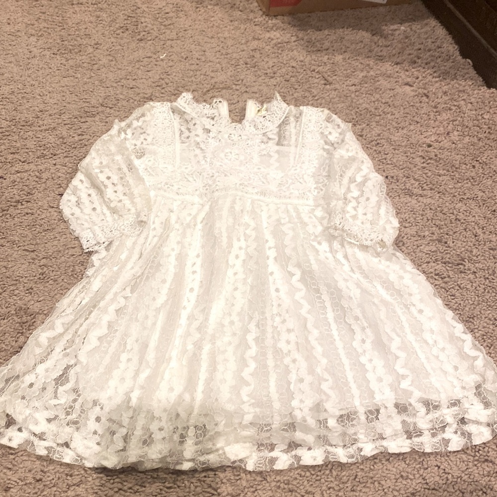 Girls Boho Lace dress